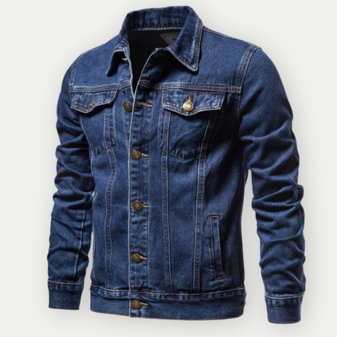 Drune | Herren jacke im Trucker-Stil
