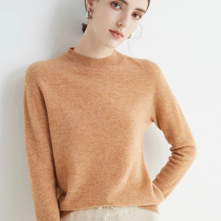 Drune | Cashmere Pullover Damen Rundhals Weicher und Leichter Strickpullover