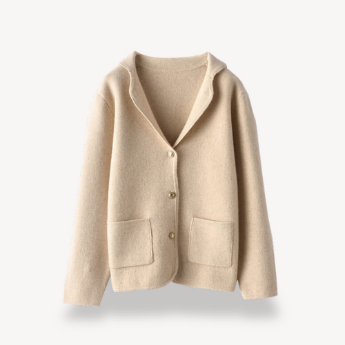 Drune | Damen Wollcardigan mit Knöpfen