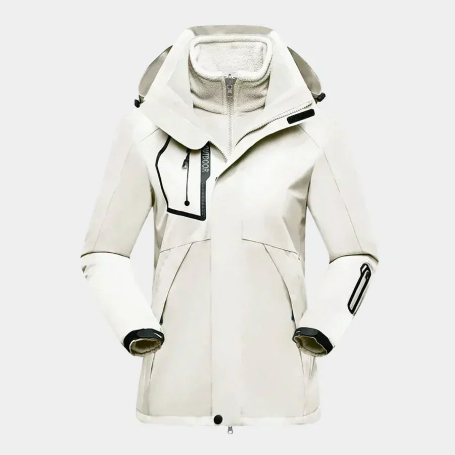 Drune | Damen Langarm Ski Jacke Multifunktional