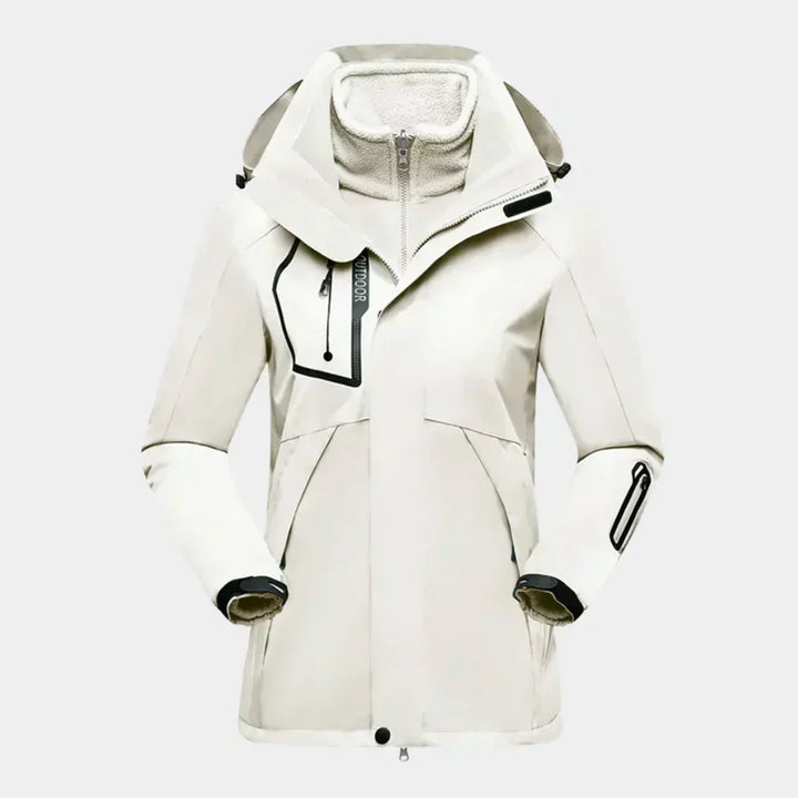 Drune | Damen Langarm Ski Jacke Multifunktional