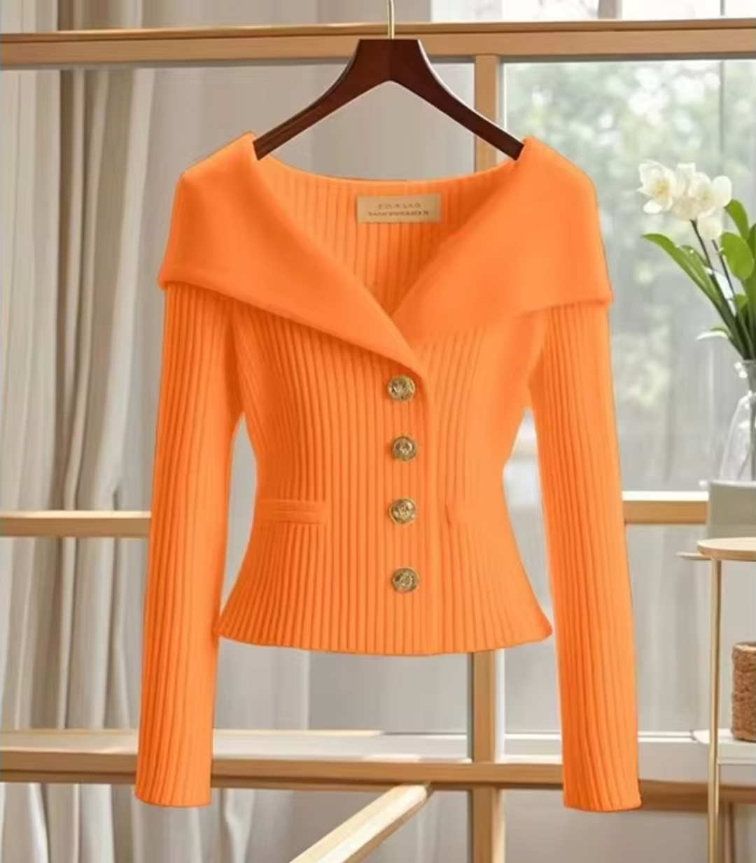 Drune | Gestrickte Kurze Strickjacke