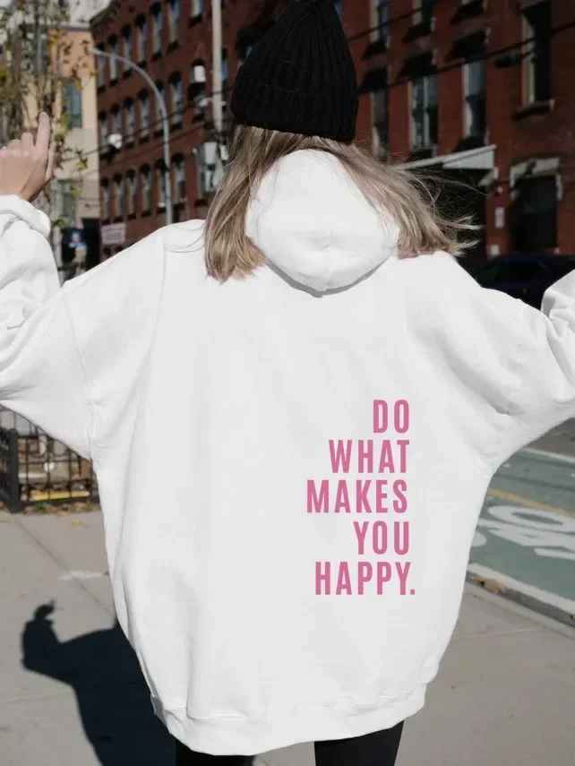 Drune - Damen Hoodie - Lässiger Streetstyle mit Schriftzug