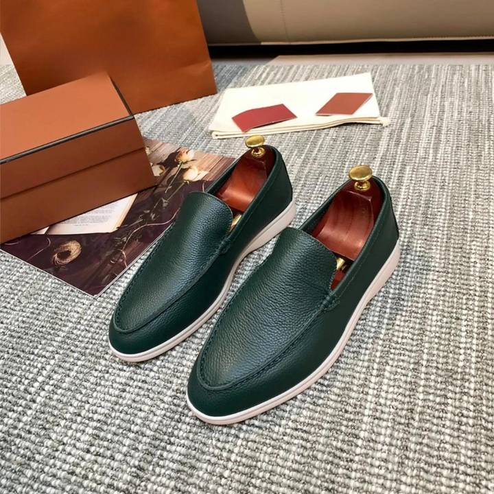 Drune | Herren Leder Slipper Aus Hochwertigem Rindsleder