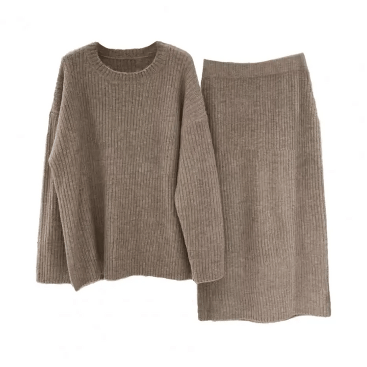 Drune | Zwei-teiliges gestricktes Set für Damen
