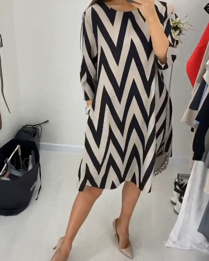 Drune | Kleid mit Aufdruck