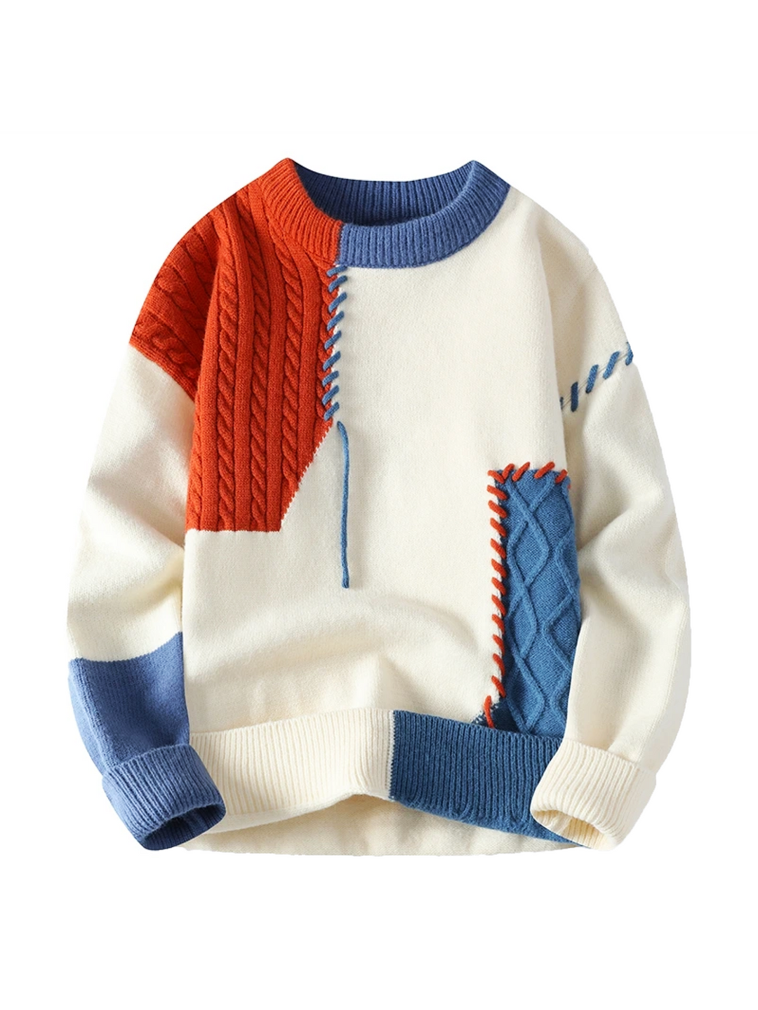 Drune | Grobstrickpullover für Männer & Frauen - Strukturdesign