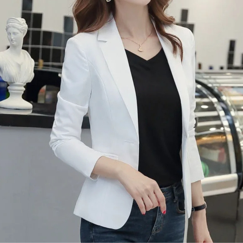 Drune | Eleganter Damenblazer mit Langen Ärmeln Ideal für Die Arbeit