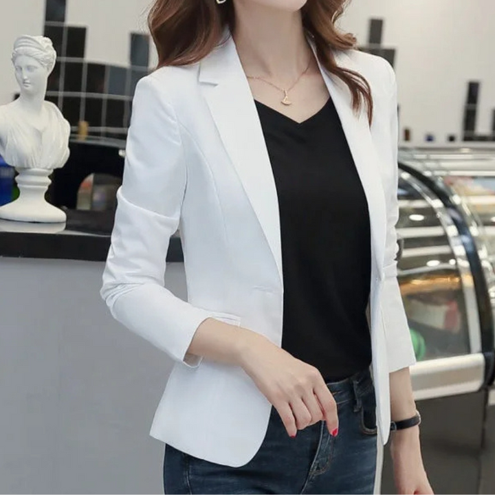 Drune | Eleganter Damenblazer mit Langen Ärmeln Ideal für Die Arbeit