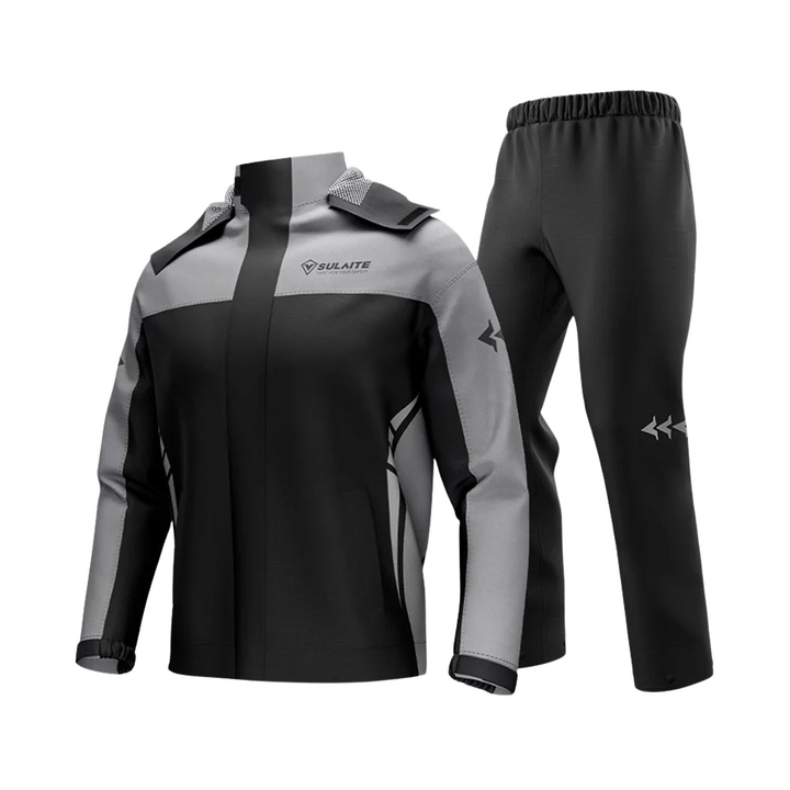 Drune | Unisex Motorrad Regenjacke wasserdicht und atmungsaktiv - Leichtes Design
