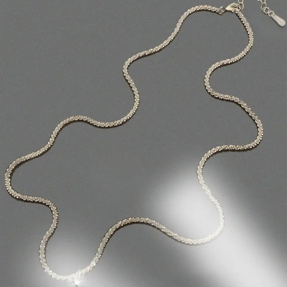 Drune | 925 Sterling Silber Kreuz Zirkon Kette
