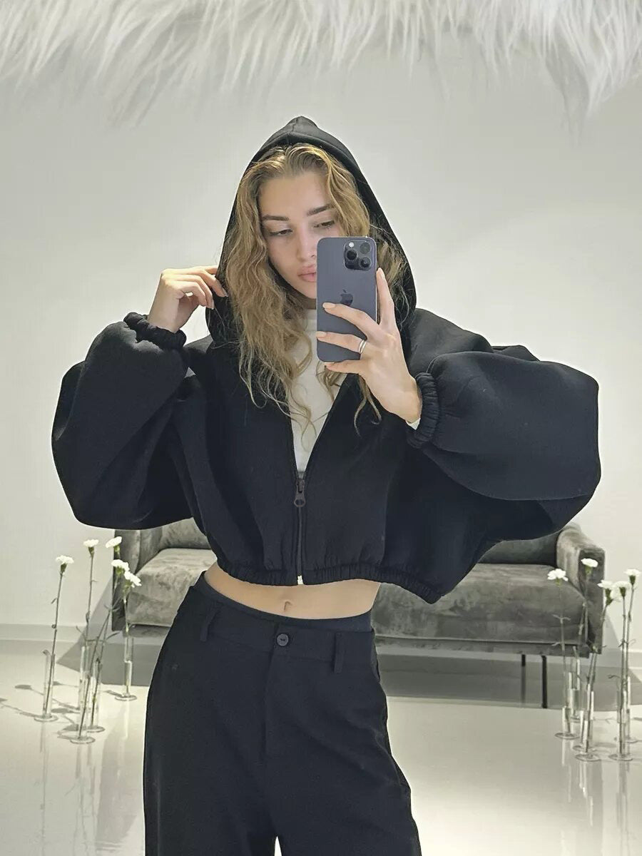 Drune | Casual, lightweight, short sports hoodie jacket