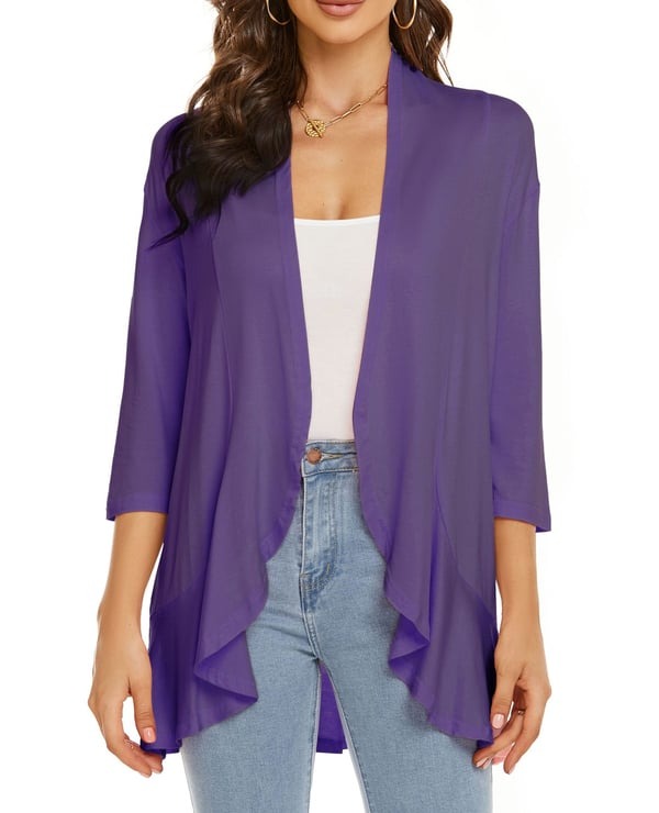 Drune | Elegantes Offenes Front Damenjacke