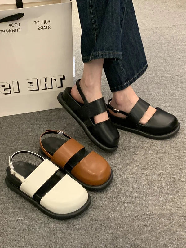 Sandalen mit geteilter Spitze