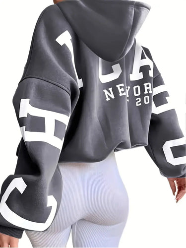 Drune | Übergroßer Langarm-Hoodie
