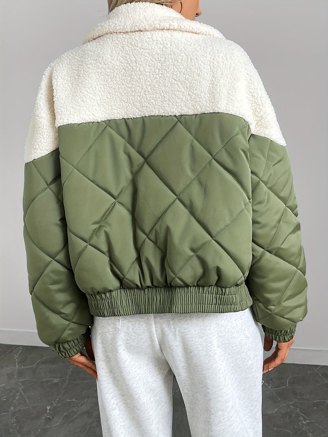 Drune | Zwischenjacke Lässiger Rundhals Lange Ärmel Herbst/winter