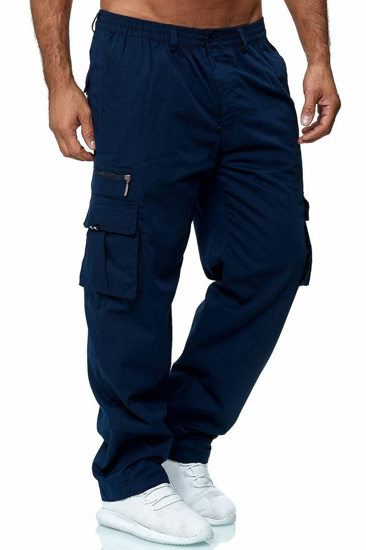 Drune | Bequeme Herren Cargo Hose mit Mehreren Taschen