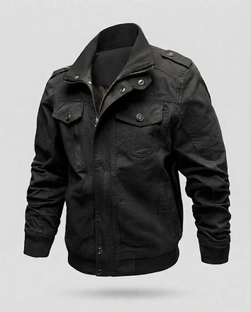Herren Freizeit Utility-Jacke mit praktischen Taschen Drune