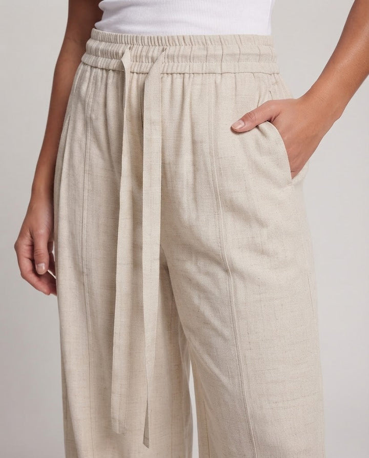 Damen Elegante und weit geschnittene Chino-Hose Drune