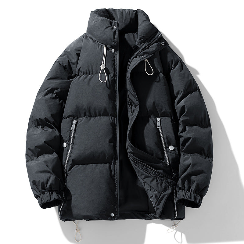 Drune | Herren Winterjacke aus Baumwolle mit Stehkragen - Warm und gefüttert, oversized