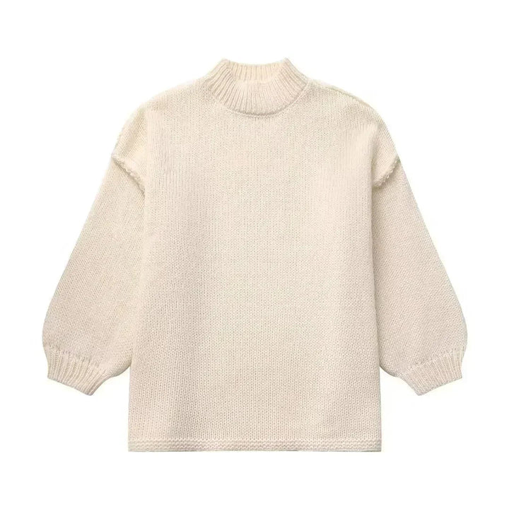 Drune | Strickpullover mit Rollkragen und stylischen Puffärmeln