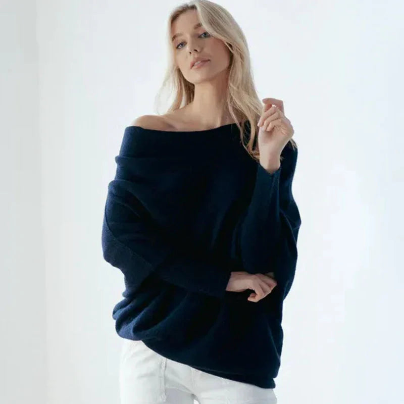 Drune | Luxus Pullover Sweater Mit Offener Hals