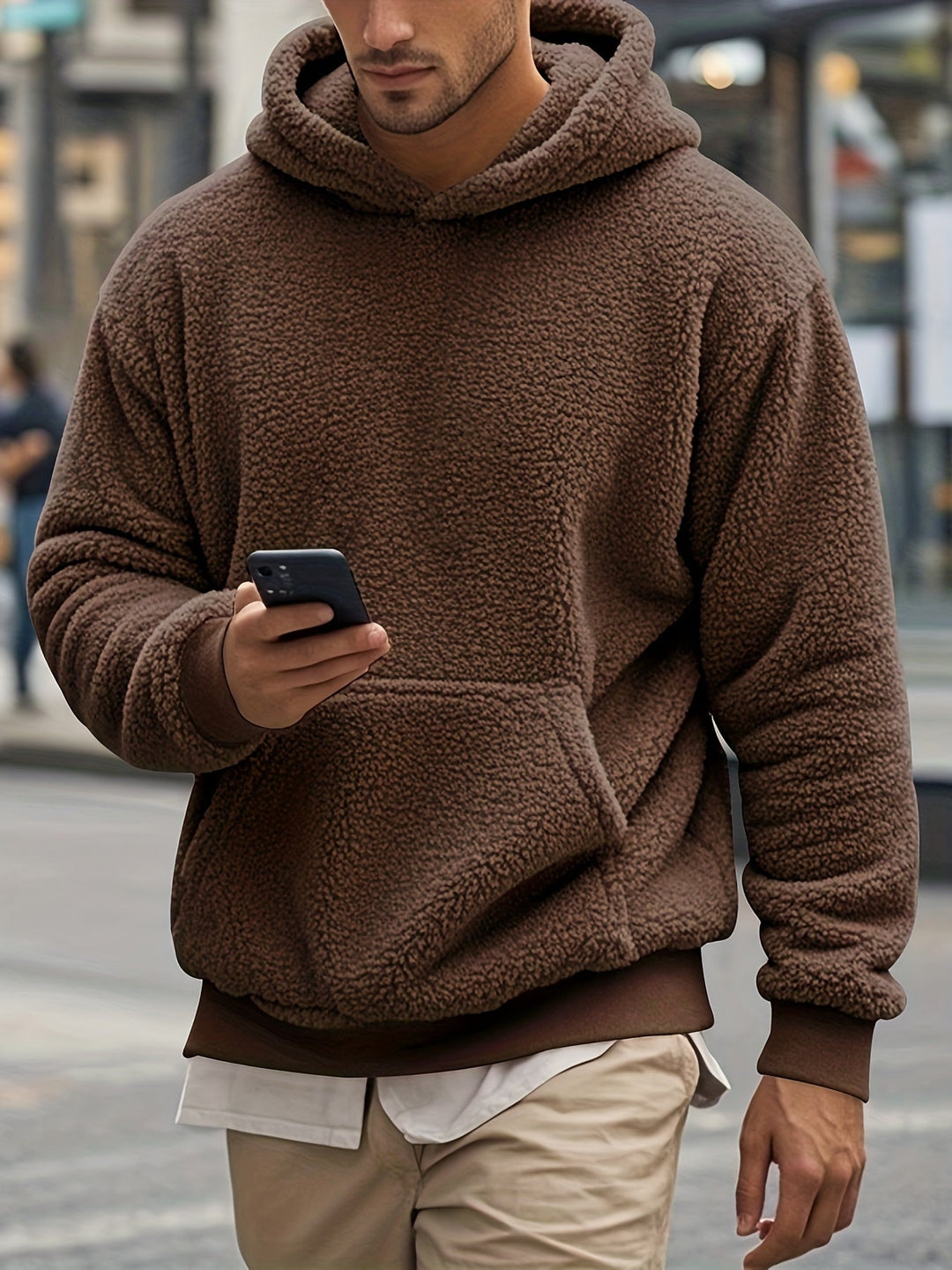 Drune | Weiche Fleece-hoodie Polyester Komfort und Stil