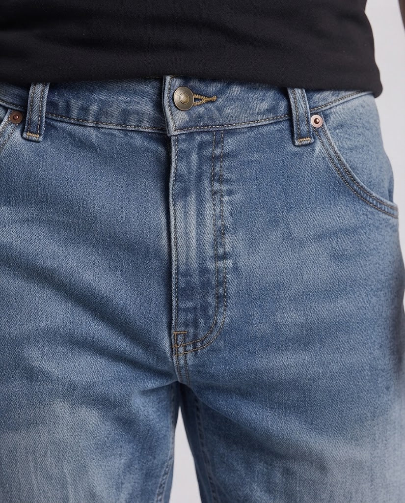 Herren Casual Baggy Jeans Drune