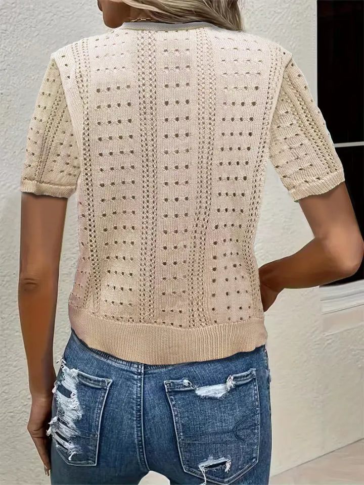 Drune | Vielseitiger Komfort, Elegante Strickjacke Mit V-ausschnitt Für Frauen