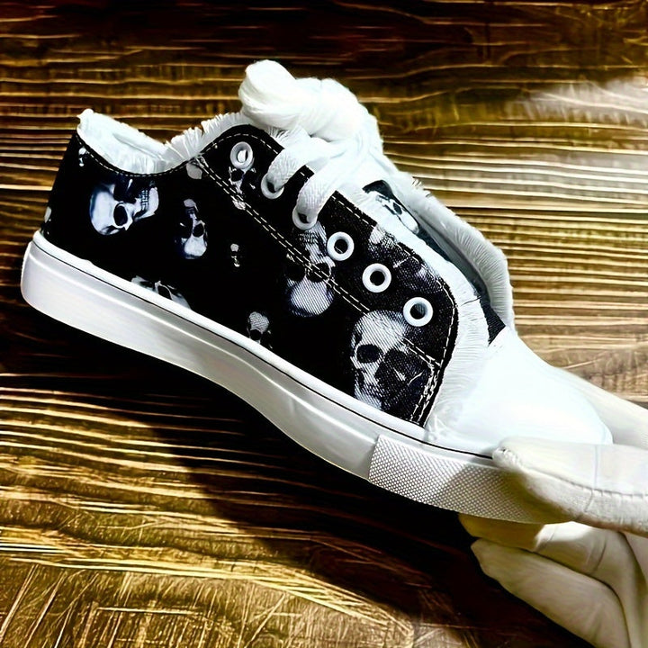 Turnschuhe Mit Totenkopfdruck Luna Drune