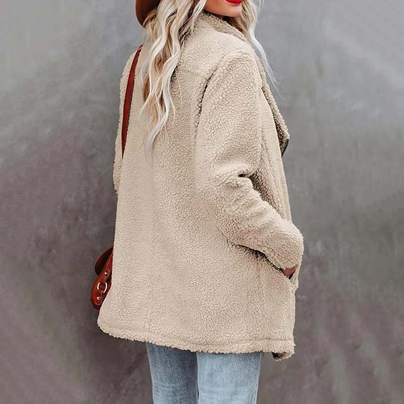 Drune | Flauschiger und Warmer Plüschmantel für Damen