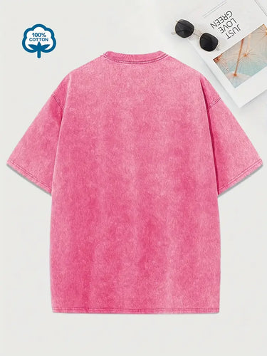 Drune | Baumwoll-T-Shirt mit Rundhalsausschnitt
