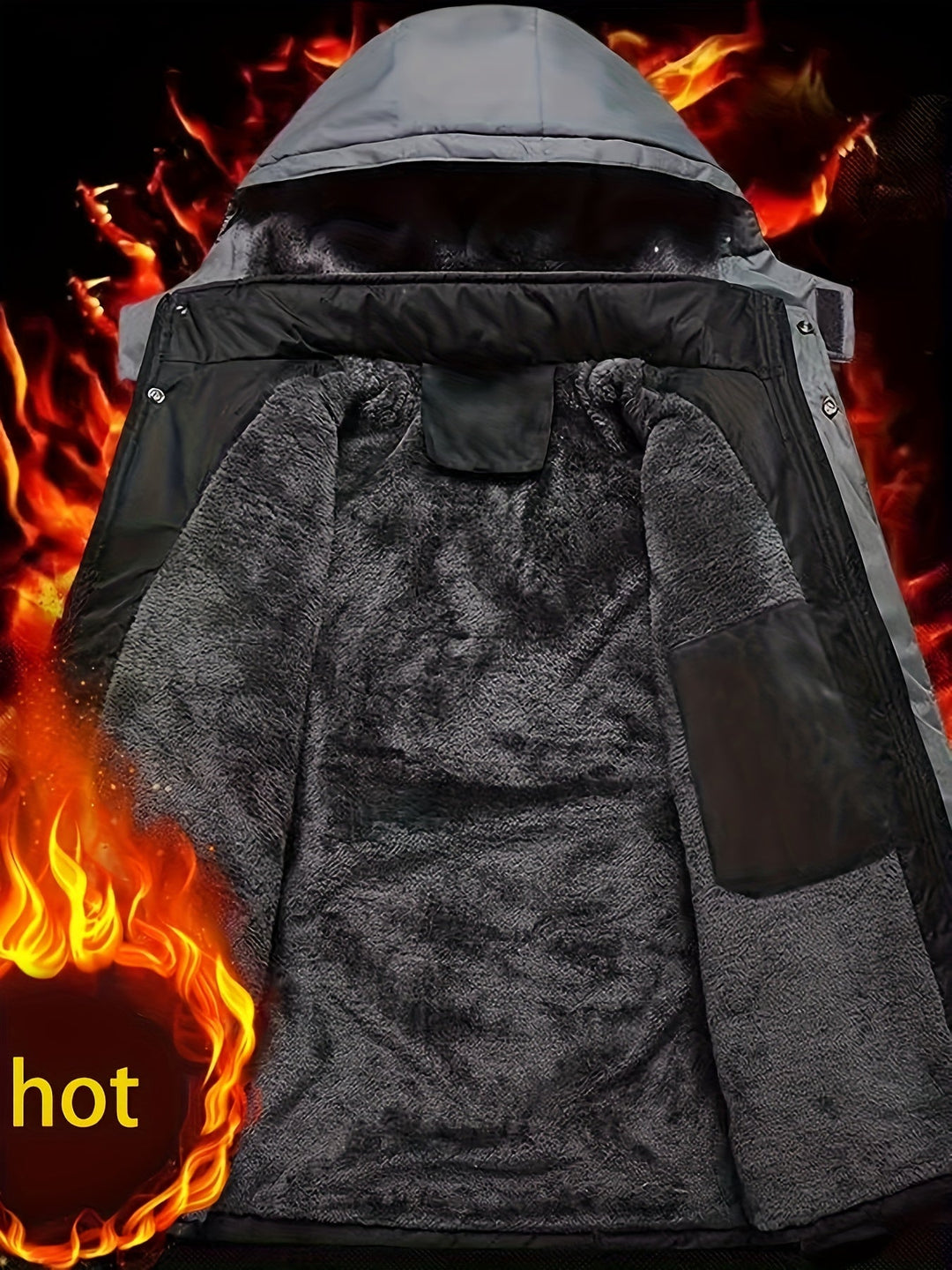 Drune |  Wasserabweisende Fleece Gefütterte Winterjacke Für Herren - Perfekt für Outdoor-Aktivitäten
