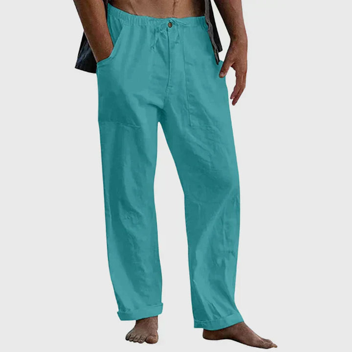 Drune | Lässige Leinenhose mit Kordelzug
