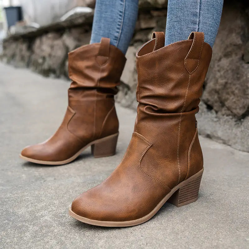 Drune | Western Halbhohe Stiefel