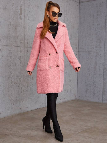 Drune | Rosa Damen-Doppelreißverschlussjacke