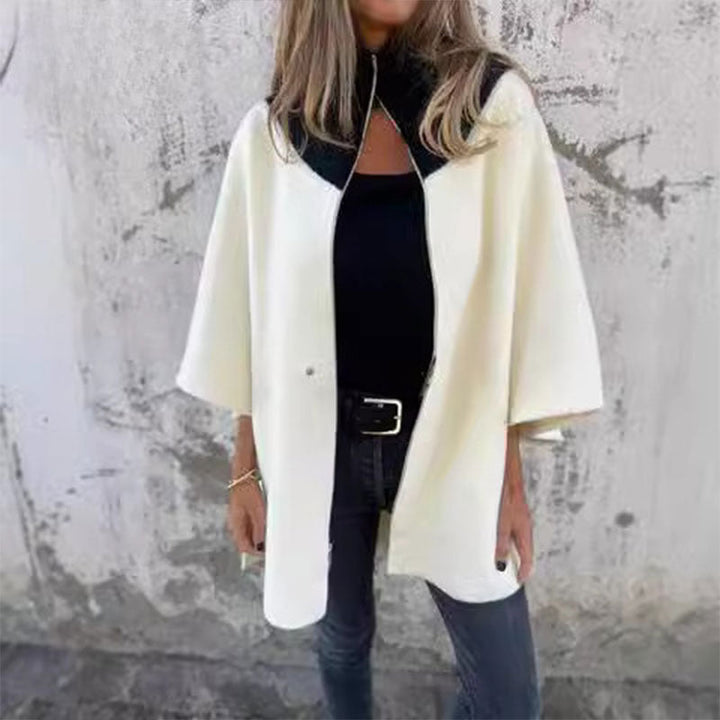 Drune | Bicolor-Langjacke für elegante Lagenlooks