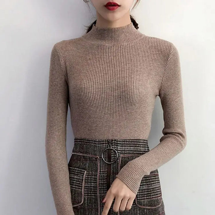 Drune | gerippter Wollpullover für Damen