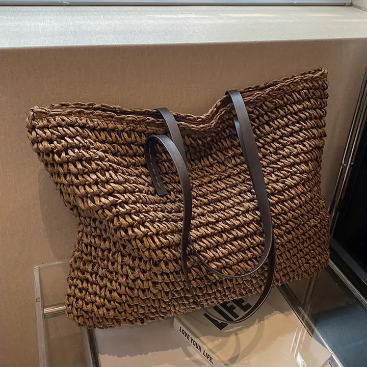 Drune - große gewebte Tragetasche | Tasche im Bohemian-Beachy-Stil