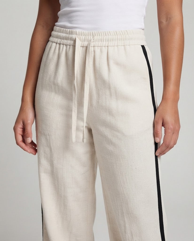 Damen Sportliche Freizeithose mit seitlichen Streifen Drune