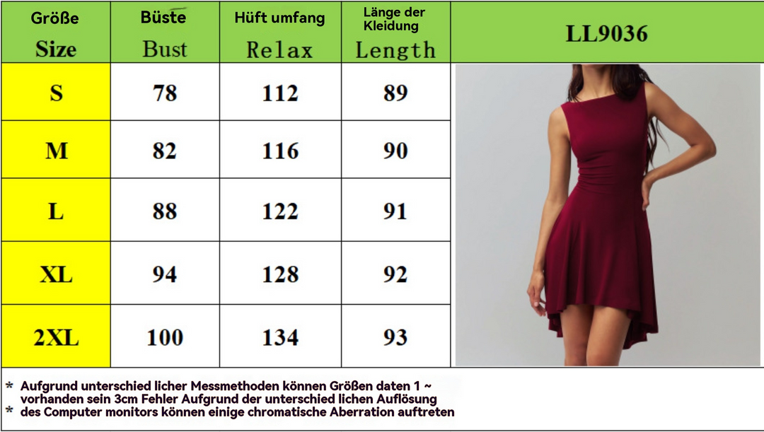 Drune | Ärmelloses Kleid mit Kragen