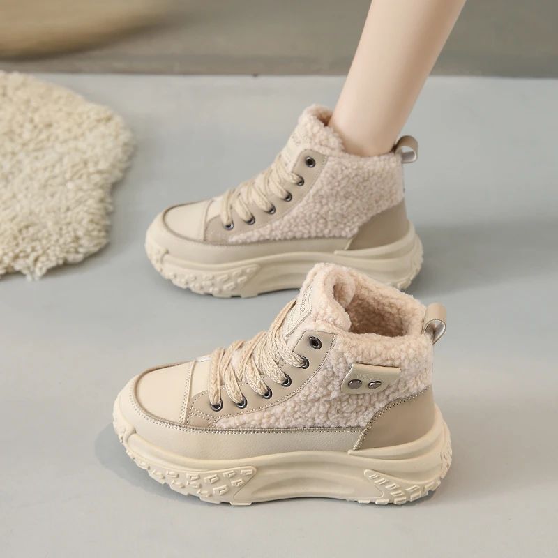 Drune – Wasserdichte Plüsch-Stiefeletten