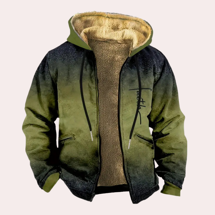 Drune | Olivgrünes Kapuzenpullover für Herren