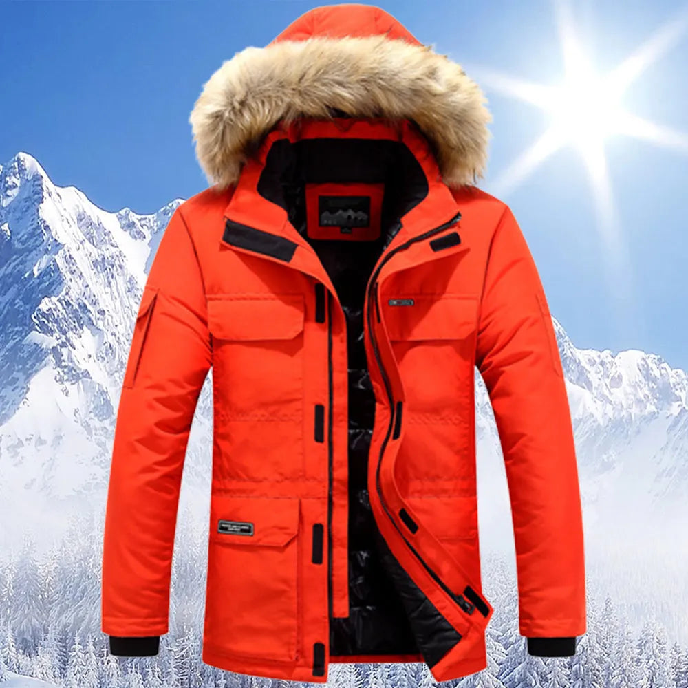 Drune | Winterjacke mit fellkapuze