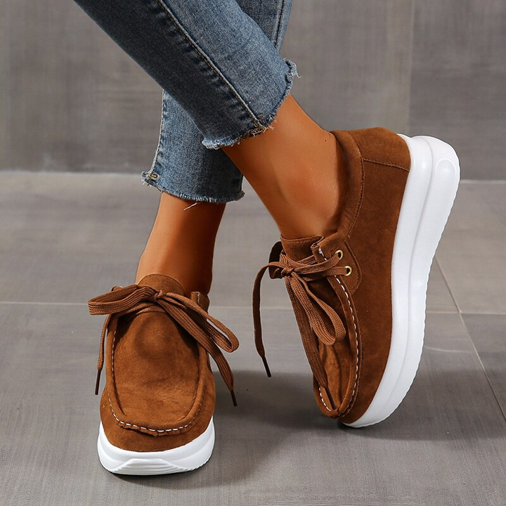 Drune | Stylische Dicke Wildlederschuhe Mit Rutschfester Sohle Und Bequemer Passform