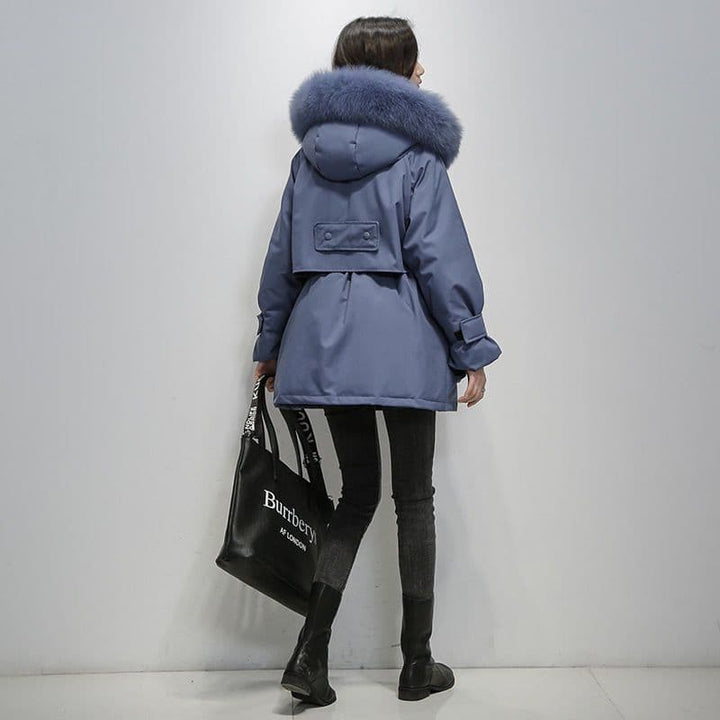 Drune | Winter Parka mit veganem Pelz für Damen umweltfreundliche Materialien