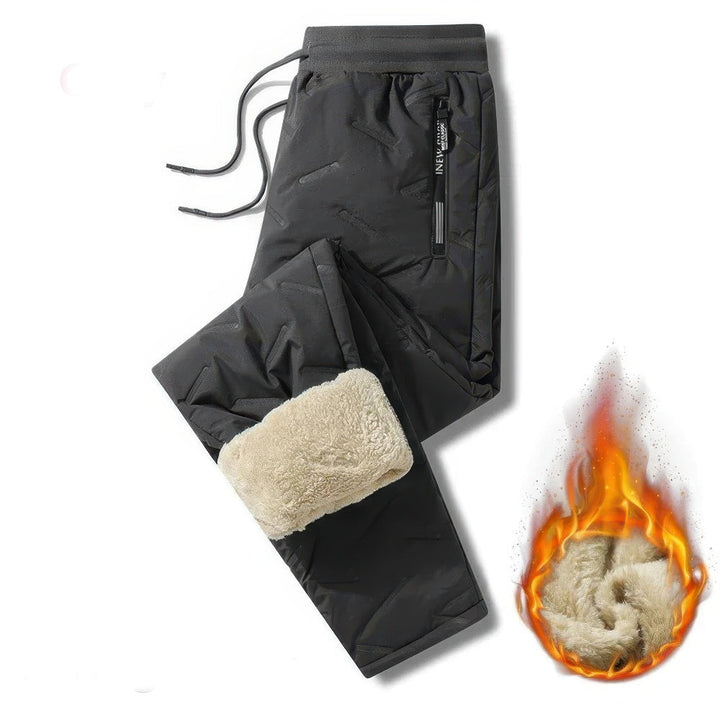 Drune | Jogginghose - Plüsch Dick Fleece gefüttert mit Kordelzug