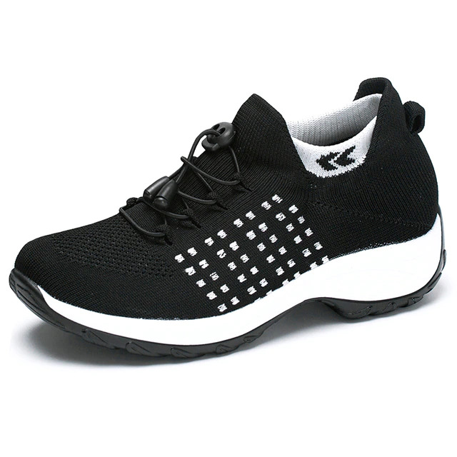 Drune | Atmungsaktive Slip on Sneakers Mit Verstellbaren Schnürsenkeln Für Damen
