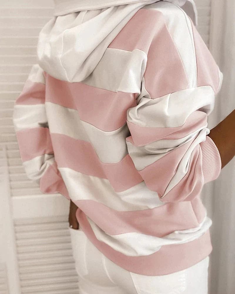 Drune | Hoodie Strickdetails Lockere Passform Weiche Materialien
