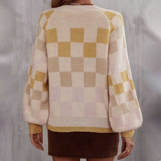 Drune | Pullover in Kontrastfarbe mit Modernem Schnitt